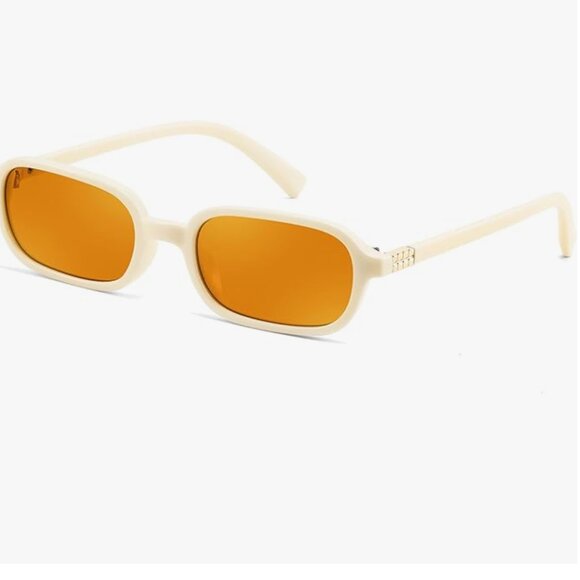 Retro Rectangular Sunglasses - Picture 4 of 7